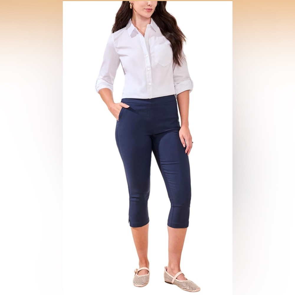 Tribal Performance Stretch Navy Capris with Tummy Control $85 - Worn Once! - 10